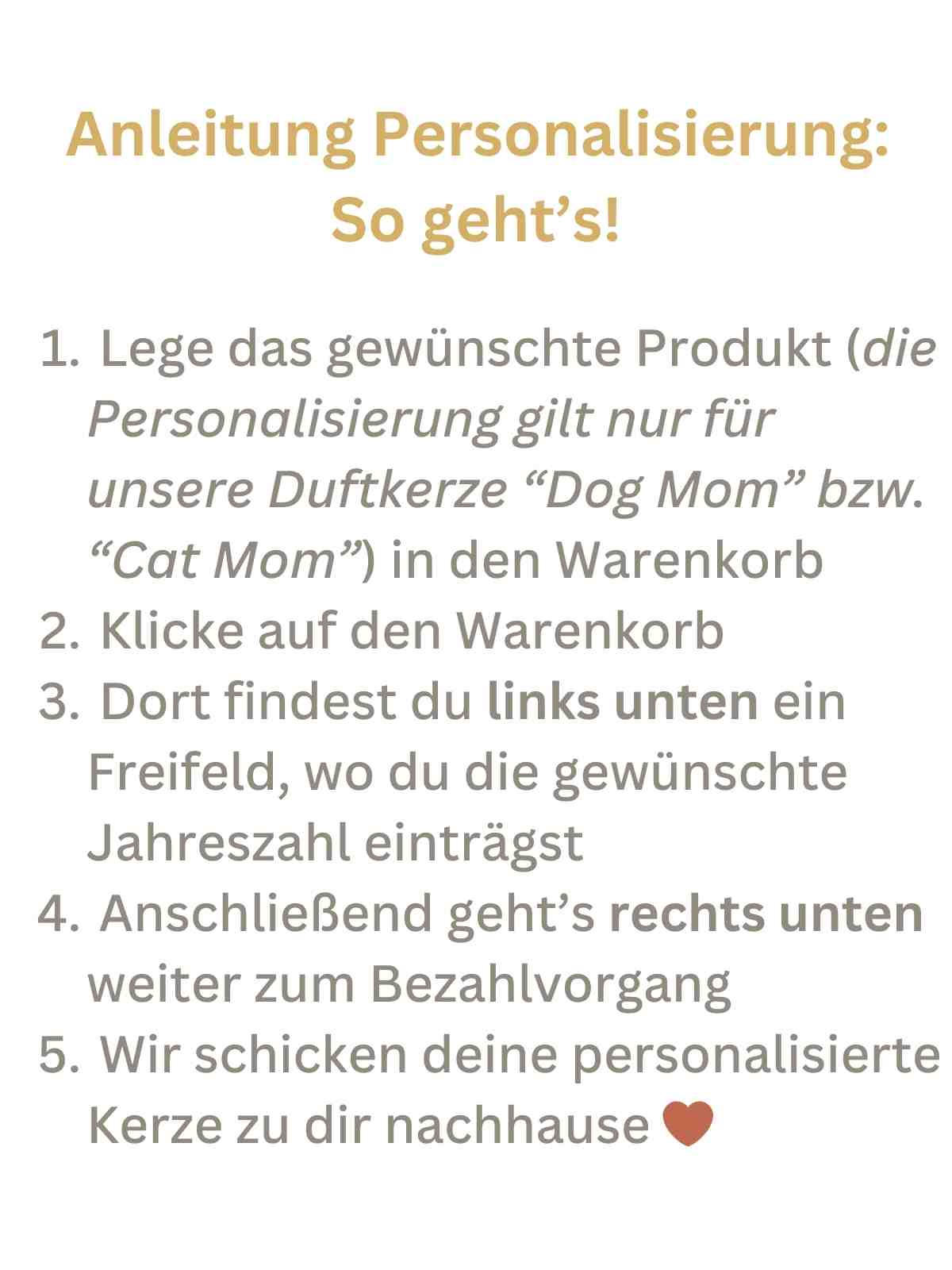 Duftkerze Dog Mom (personalisierbar)